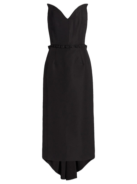Lottie Silk Faille Strapless Dress