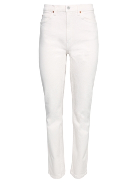 70s Straight Jean Vintage White