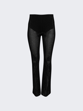 Beaded Hotfix Sheer Boot Leg Pant