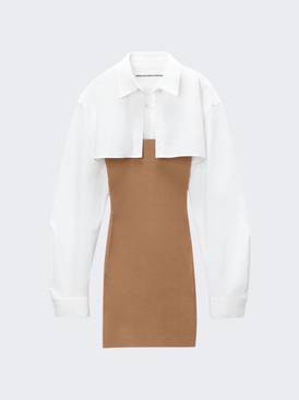 Pre-styled Cropped Cami And Button Up Dress