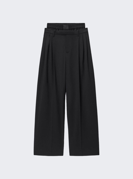 Pleated Trouser With Boxer Black