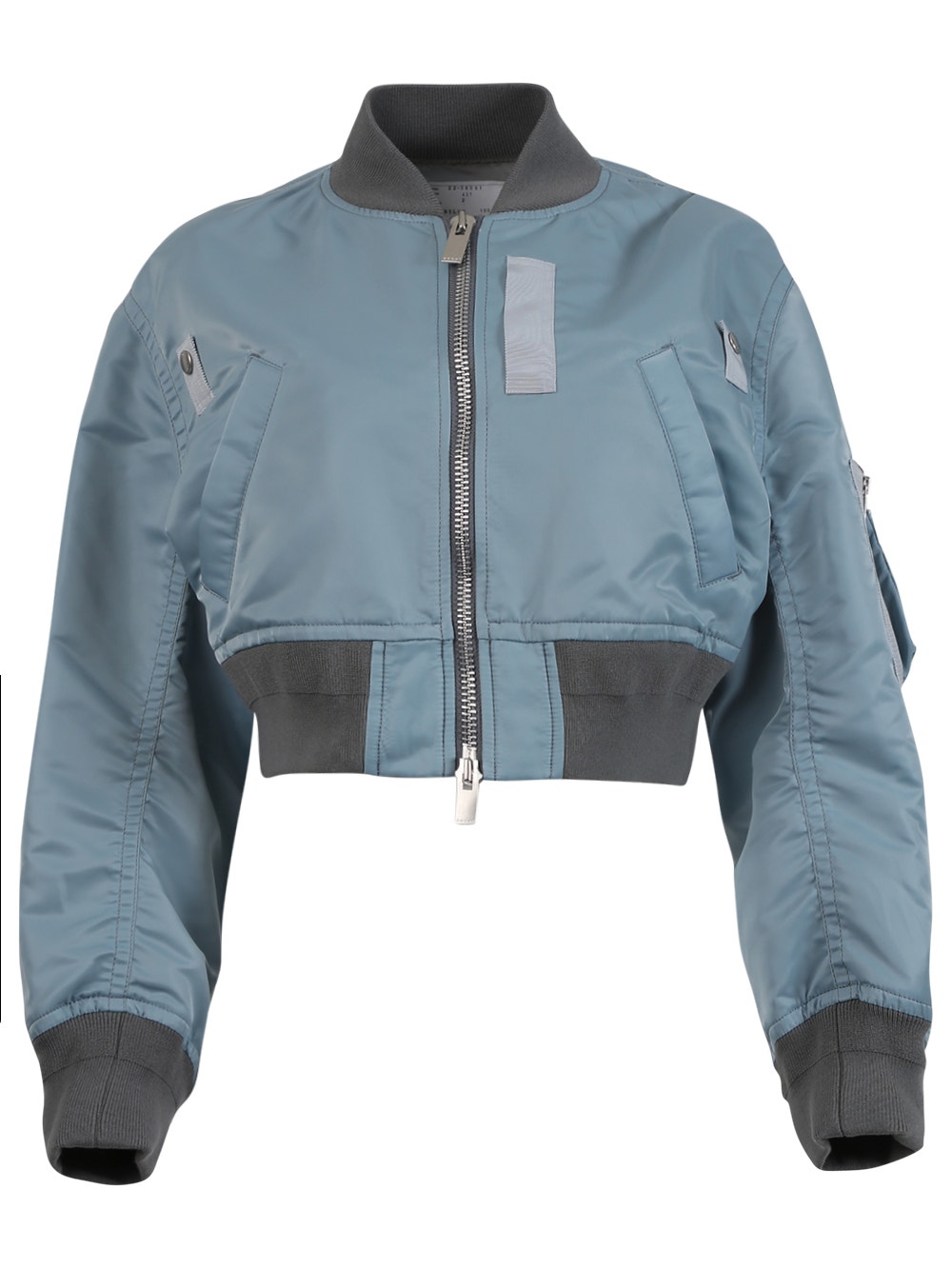 Nylon Twill MA-1 Blouson Jacket Light Blue | The Webster