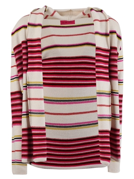 Reverse Stripe Smoking Jacket