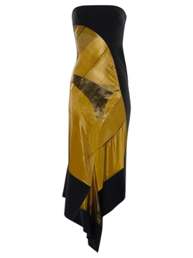 Asymmetric Strapless Dress