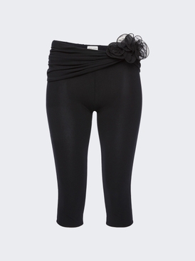 Waist Wrap Leggings Black