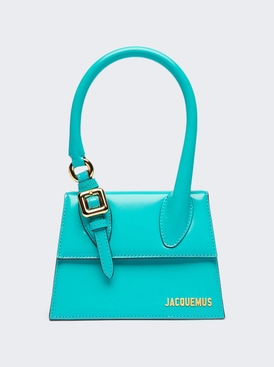 Le Chiquito Moyen Boucle Handbag Turquoise
