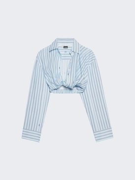 La Chemise Bahia Courte Shirt Print Blue Stripe