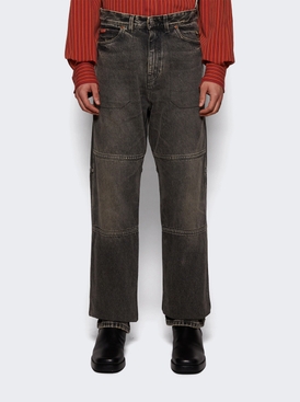 Panelled Jean Black
