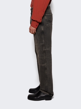 Panelled Jean Black