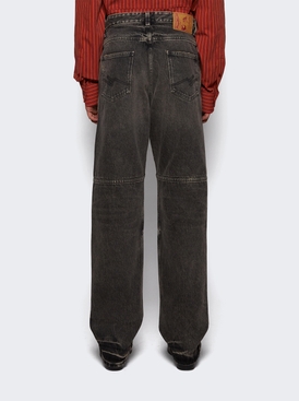 Panelled Jean Black