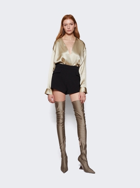 Cheope Stretch Thigh High Boot 105mm Grey secondary image
