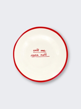 Dessert Plate Call Me Papa Noel