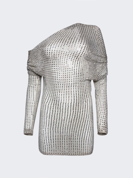 Cristalla Drape Knit Long Sleeve Top