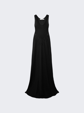 Verna Lace Tank Dress Black