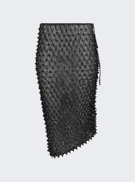 Shibori Crystal Loophole Skirt