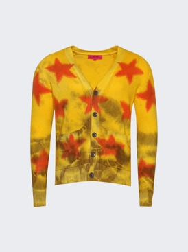 Star Sprayed Cashmere Cardigan