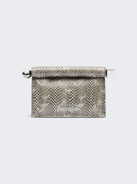 The Small Rond Carré Clutch Beige