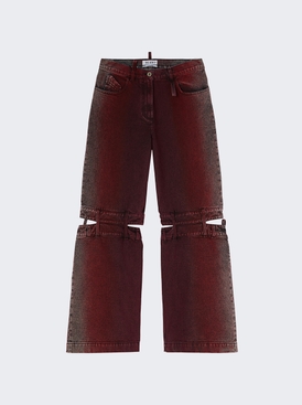 Cutout Mid Rise Jeans