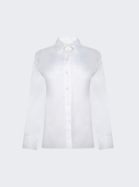 Long Sleeve Collared Shirt White
