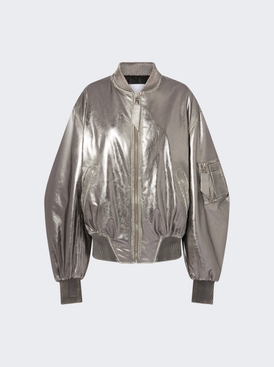 Metallic Bomber Jacket