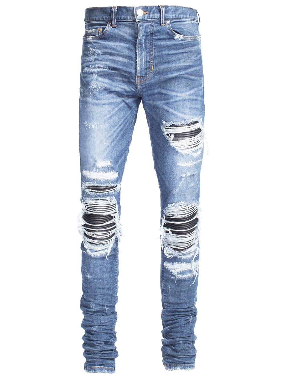 Mx1 Leather Patch Jeans Classic Indigo | The Webster Mx1 Leather Patch Jeans Classic Indigo | The Webster