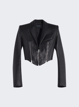 Zipped Leather Jacket