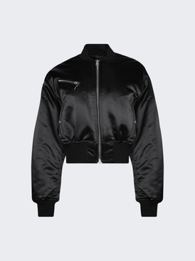 Cropped Nylon Bomber