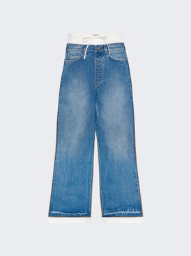 Cotton And Denim Pants