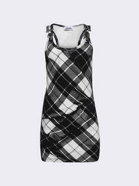 Ribbed Cotton Tank Top Mini Dress