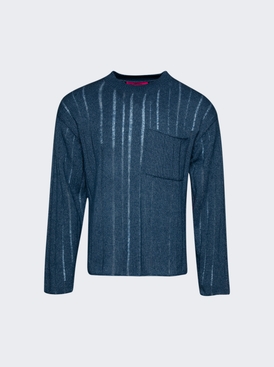 Drop Needle Pocket Racing Crew Sea Blue