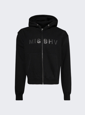 Star Teddy Hoodie Black