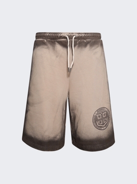 Oversized Mud Shorts Beige