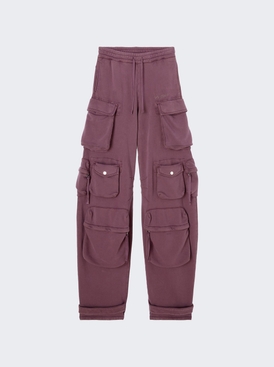 Fern Cargo Sweatpants Faded Mauve