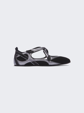 floor 01" Ballerina Flat Black