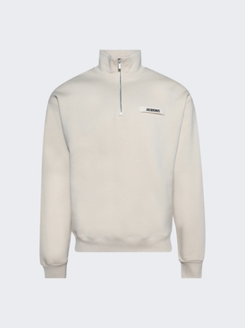 Le Camionneur Gros Grain Sweatshirt Light Beige
