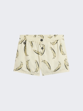 Le Maillot Puntini Swimwear Banana Print Yellow