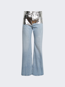 Pantalon Straight Pants Light Blue Denim