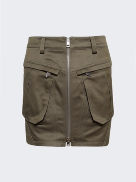 Cargo Mini Skirt Khaki