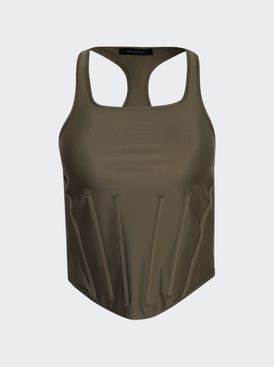 Corset Top Khaki