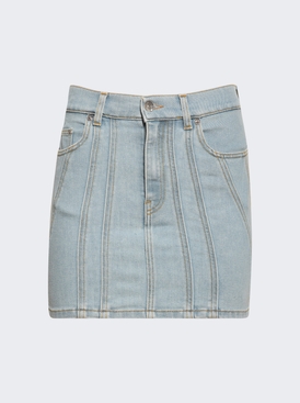 Denim Skirt Medium Blue