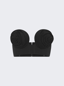 Conical Cup Bra Top Black