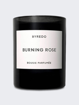 Burning Rose Candle