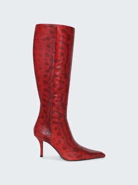Vivica 85 Knee High Boot Red