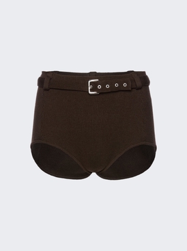 Knitwear Shorts Brown