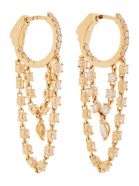 Sophia 18kt Gold Huggie Earrings