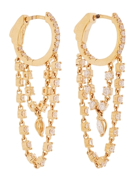 Sophia 18kt Gold Huggie Earrings