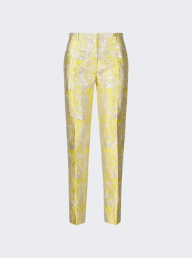 Iris Brocade Pant Yellow