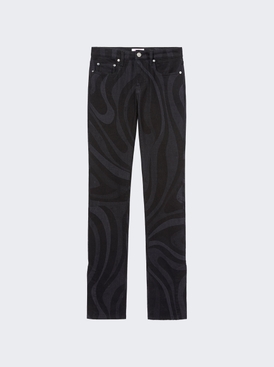 Straight Leg Jeans Black