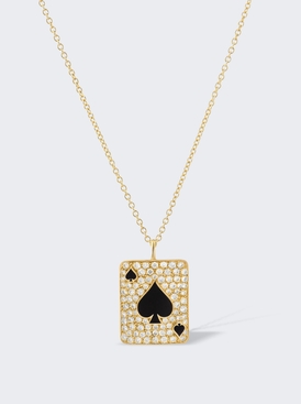 Justice Necklace Black Lacquer