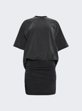 Prestyled T-shirt Dress Faded Black